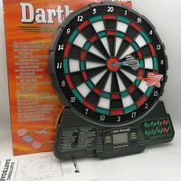 hot professtional electronic darts boards automatic scoring target safety leisure entertainment with 6 darts 18 tips soft tip