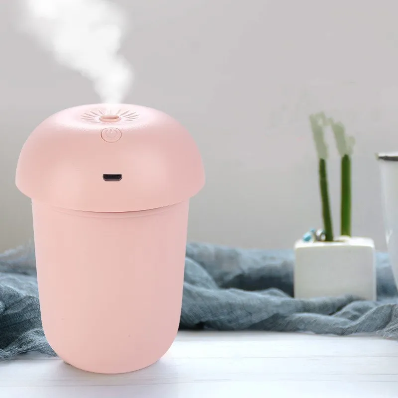 

Mini Air Humidifier 180ML Romantic Soft Light USB Ultrasonic Essential Oil Diffuser Car Humidifier Aroma Anion Mist Maker