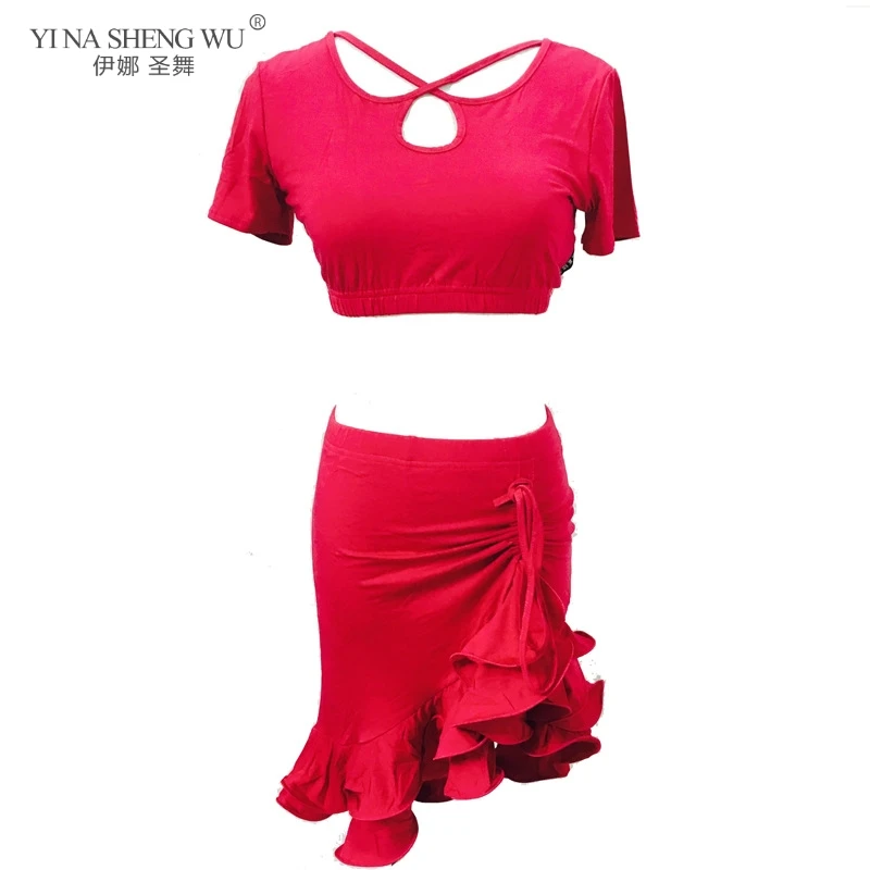 Женский костюм для танца живота из двух предметов тренировок модала с топом и