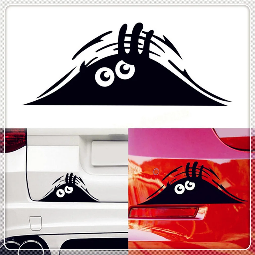 Автомобильные наклейки 3D наклейка глаза Черный подглядывающий Монстр для Ford Focus