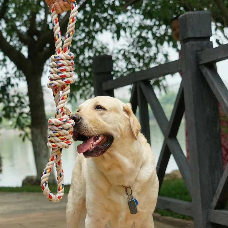 Фото Игрушки для домашних животных 60 см кусающий моляр веревка зубов игрушка собак