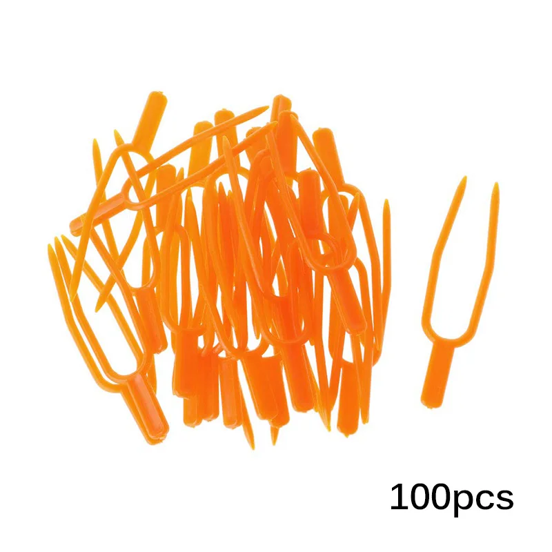 100 шт. садовые инструменты зажимы для растений Вспомогательный зажим сельского