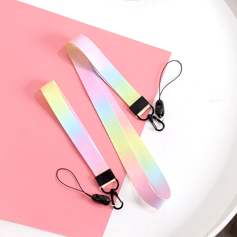 

Cute Color Summer DIY Ribbon Band Keychain For Women Bag Car Keyring Charms Short and Long Ribbons Phone Case Wallet Jewelry