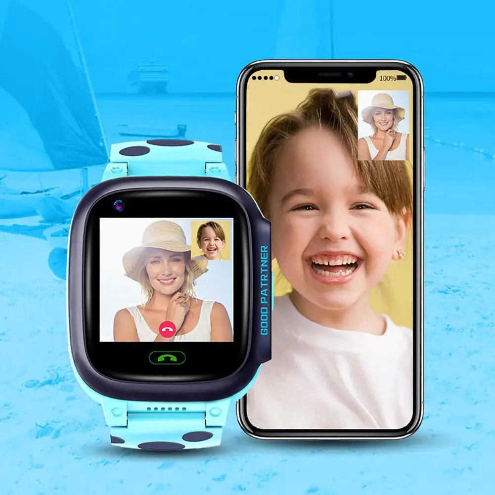 Детские умные часы Y95 4G HD видеозвонок Full Netcom с платежом искусственным интеллектом