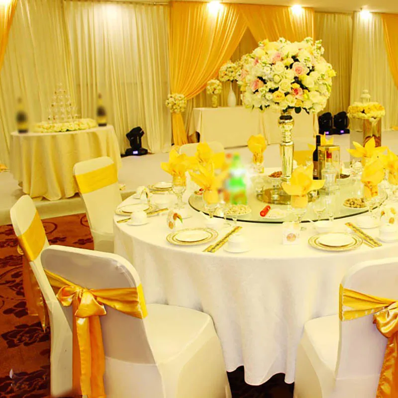 10 30 50 Pcs Universal White Stretch Spandex Chair Cover Lycra Polyester Fabric Wedding Banquet Party Hotel Dining Covers | Дом и сад