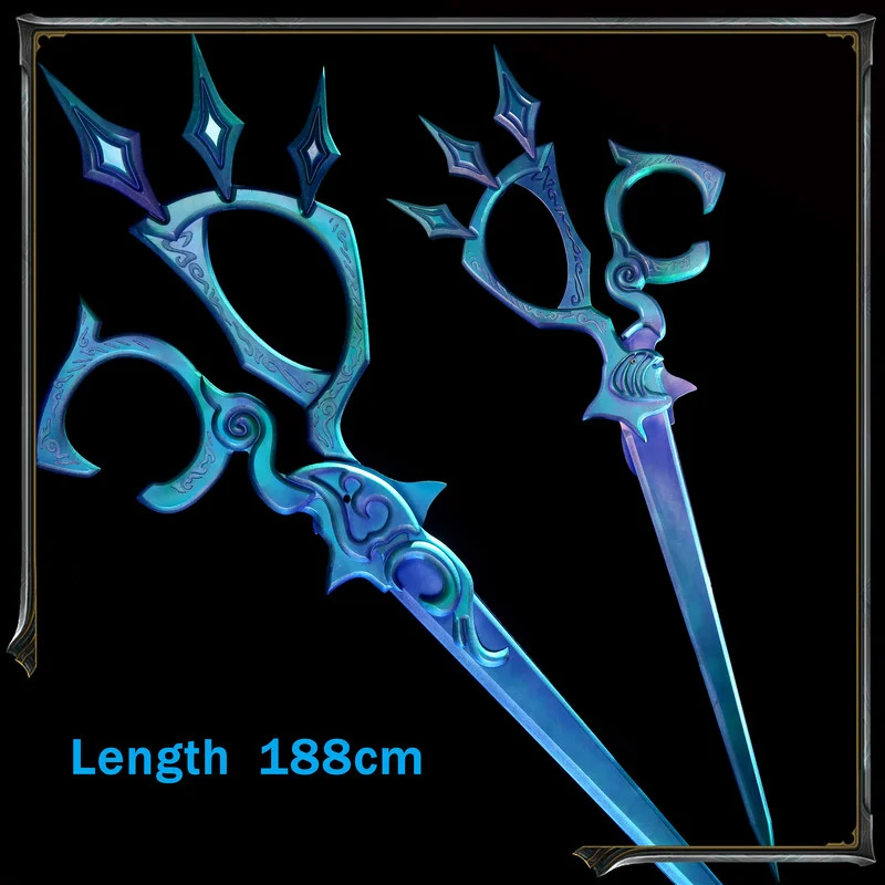 Игра LOL Gwen Косплей ножницы оружие реквизит соотношение снижения 1:1 длина 188 см |