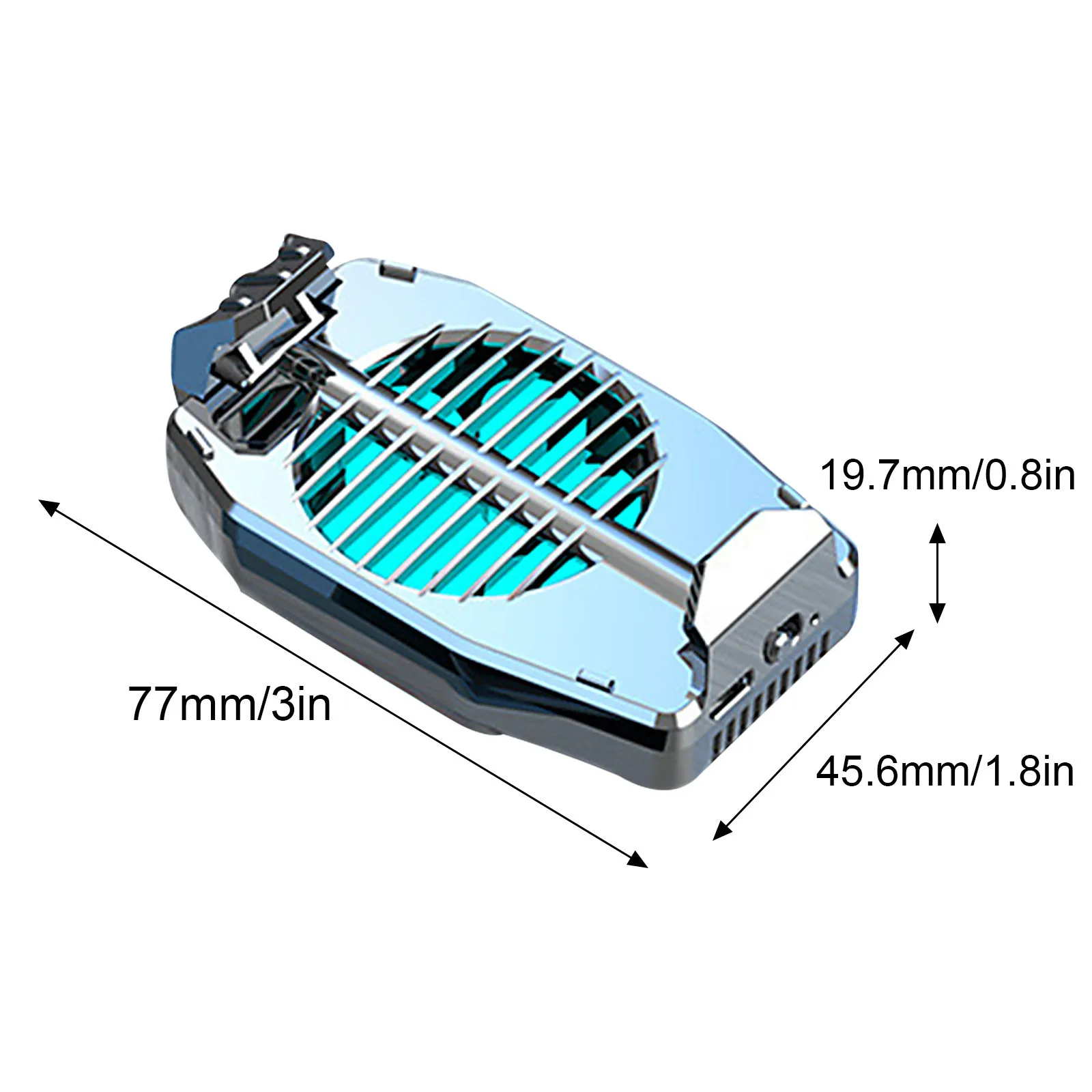 

Mobile Phone Cooling Universal Semiconductor Radiator Phone USB Rechargeable Cooler Fan Game Pad Holder Stand Radiator