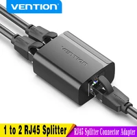 vention rj45 splitter 1 to 2 rj45 splitter network adapter female network extender extension connector for laptop ethernet cable