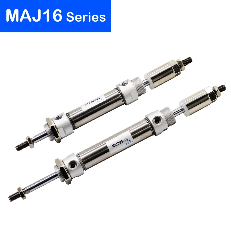 

Регулируемый пневматический мини-цилиндр MAJ16 из нержавеющей стали, MAJ16 * 25-25-S, MAJ16 * 50-50-S, MA16 * 75-50-S, MAJ16 * 100-50-S