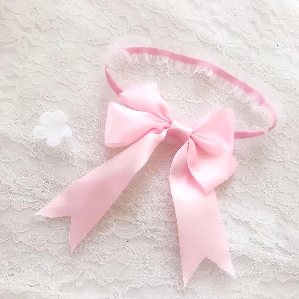 Пояс для чулок с бантом Женский однотонный кружевной эластичный пояс свадебного