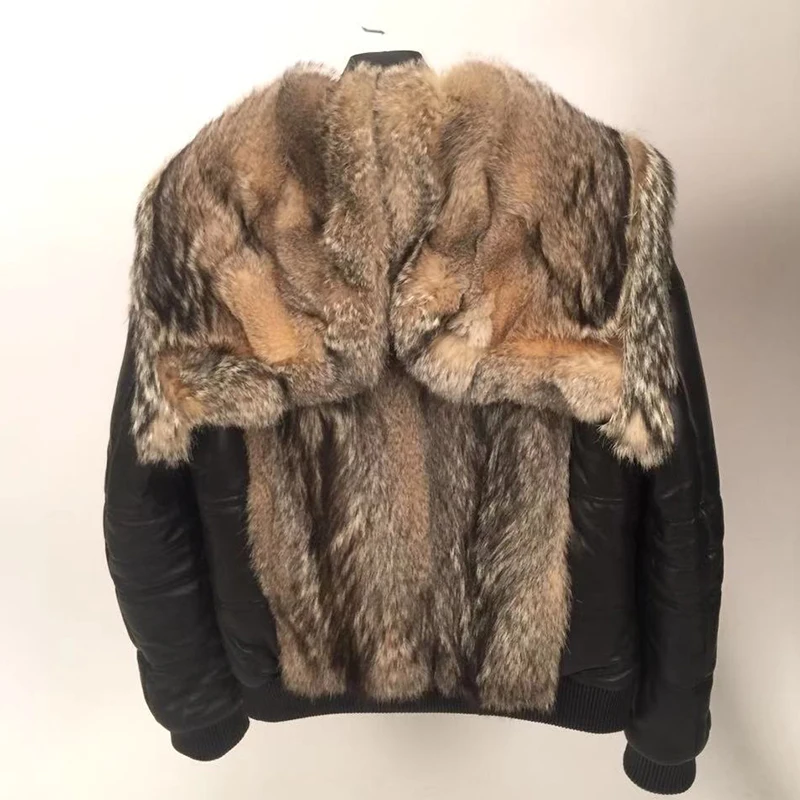 Куртка мужская зимняя из искусственной кожи теплая K29A |