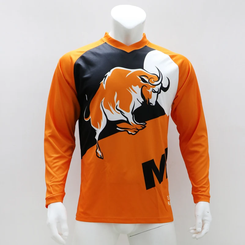 Рубашка с длинным рукавом для мотокросса футболка горного велосипеда