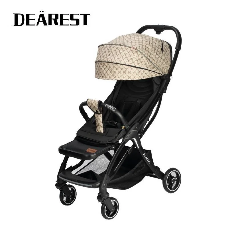 

DEAREST A8L Stroller Can Sit Or Lie Lightweight Folding Baby Stroller Ultra-Light Portable Stroller Children's Walker