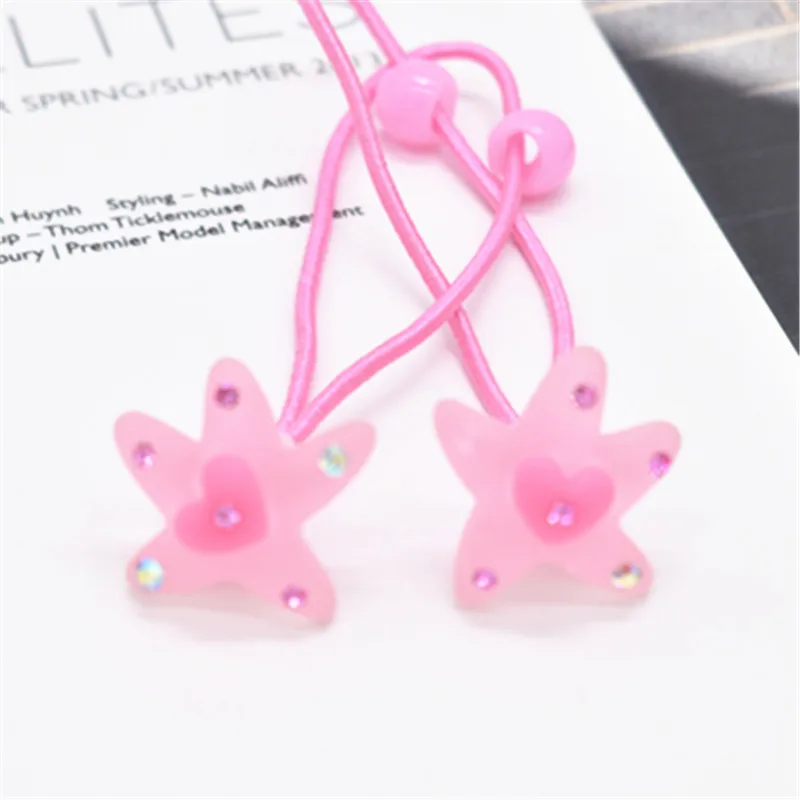 6 шт. корейские эластичные резинки для волос в виде животных маленьких девочек со