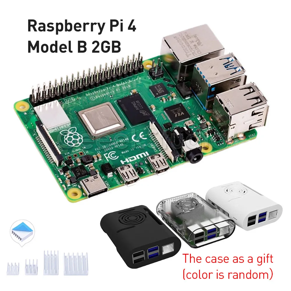 В наличии! Raspberry Pi 4 модели B 2 Гб Оперативная память четырёхъядерный 64 разрядный