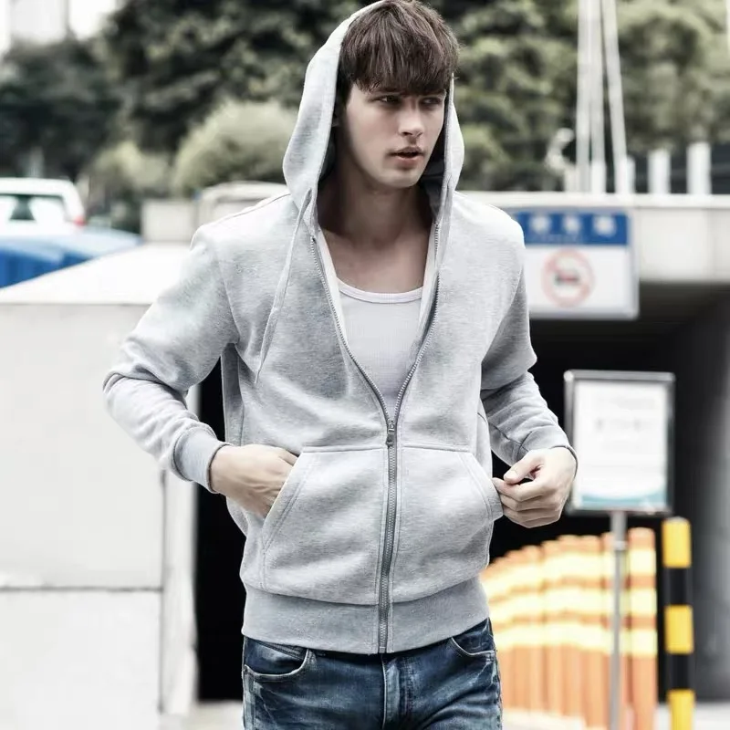 

Мужская Флисовая Толстовка с капюшоном, черная однотонная Толстовка в стиле хип-хоп, одежда для улицы, весна-осень 2020