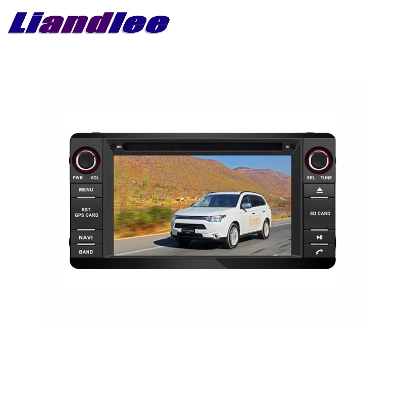 Liandlee Автомобильный мультимедийный ТВ GPS аудио радио для Mitsubishi Outlander Lancer ASX 2012 ~ 2020