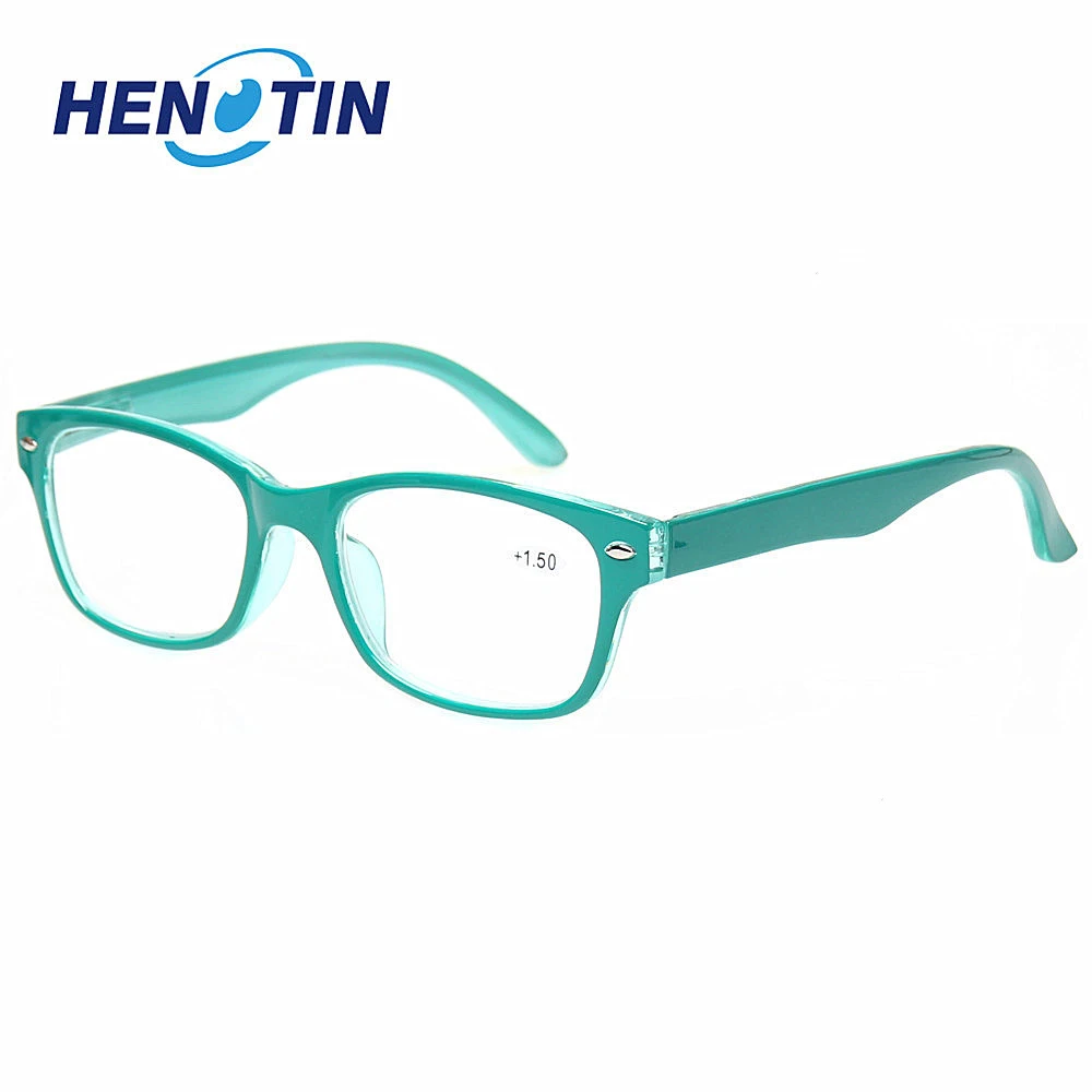 Очки для чтения мужчин и женщин пружинным шарниром овальная оправа красочные