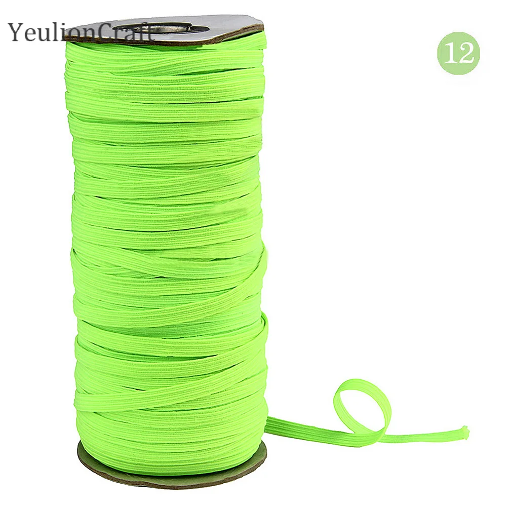 Цветные эластичные ленты Chzimade 100 ярдов/рулон 6 мм | Дом и сад