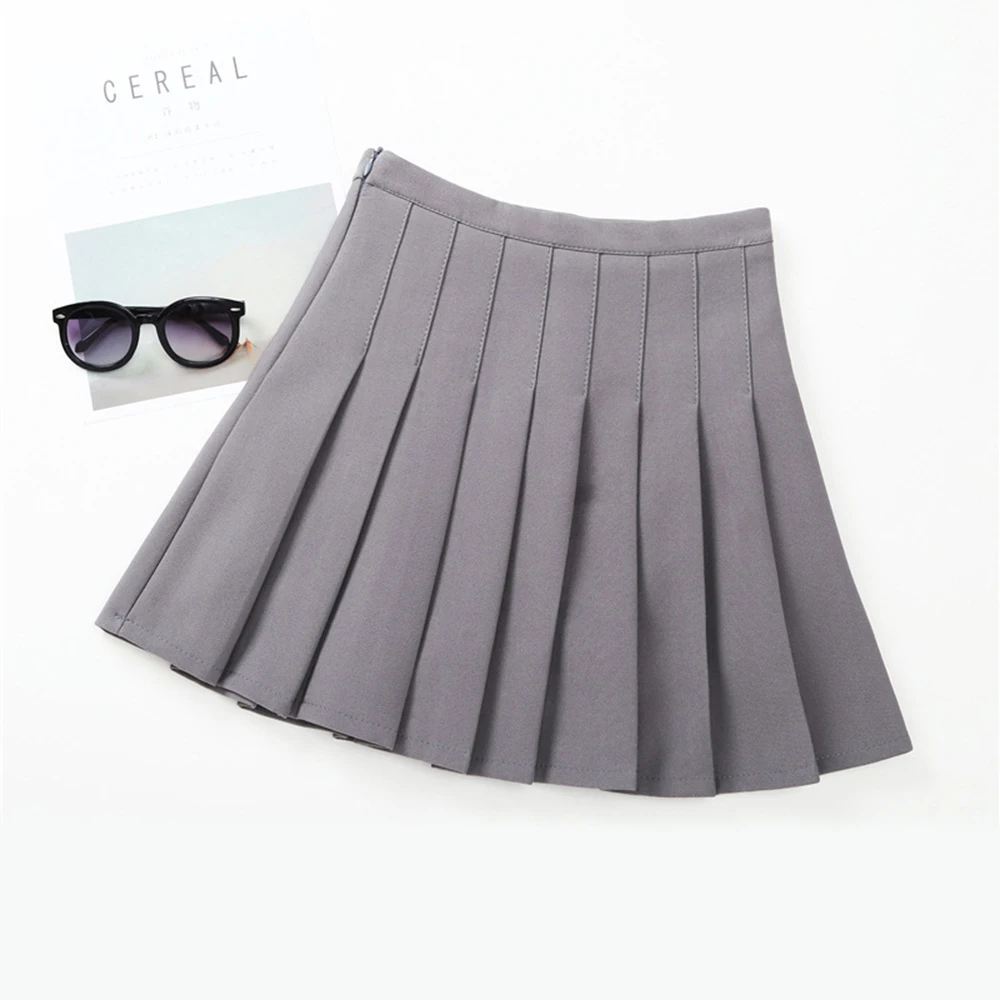 Плиссированная юбка для маленьких девочек детские юбки детская одежда модная