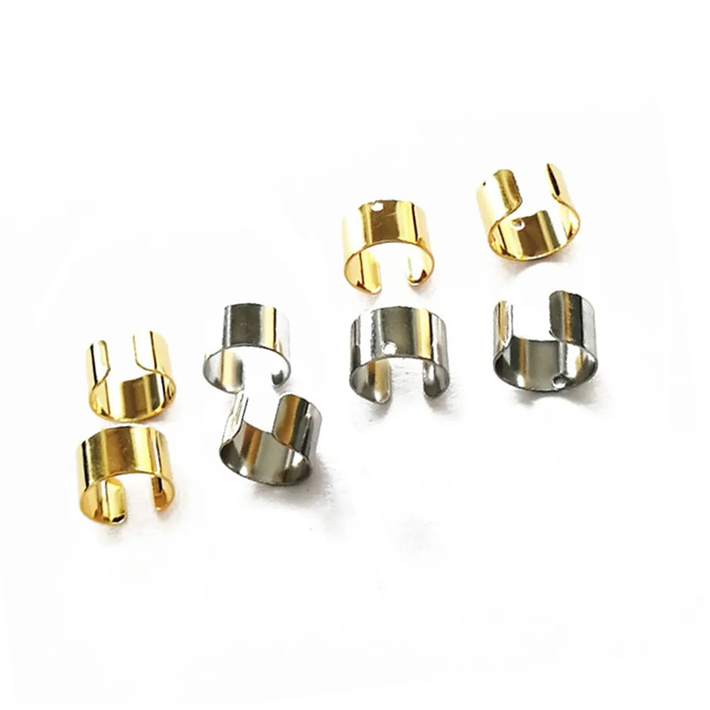 

U-образные серьги-Клипсы из нержавеющей стали, 20 шт./лот, фурнитура для изготовления ювелирных изделий «сделай сам», аксессуары для сережек-м...