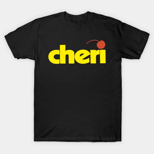 Мужская футболка Cheri 1970s порно маг логотип Футболка женская | одежда
