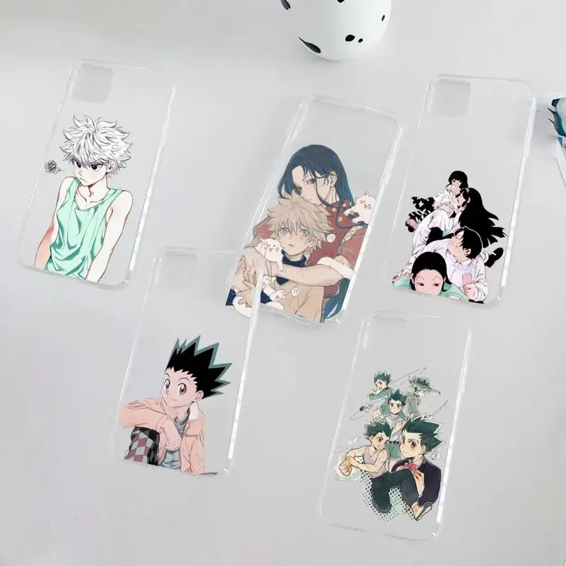

Anime Hunter x Hunters Phone Case Clear Transparent for iPhone 11 12 13 mini pro XS MAX 8 7 6 6S Plus X 5S SE XR 2020