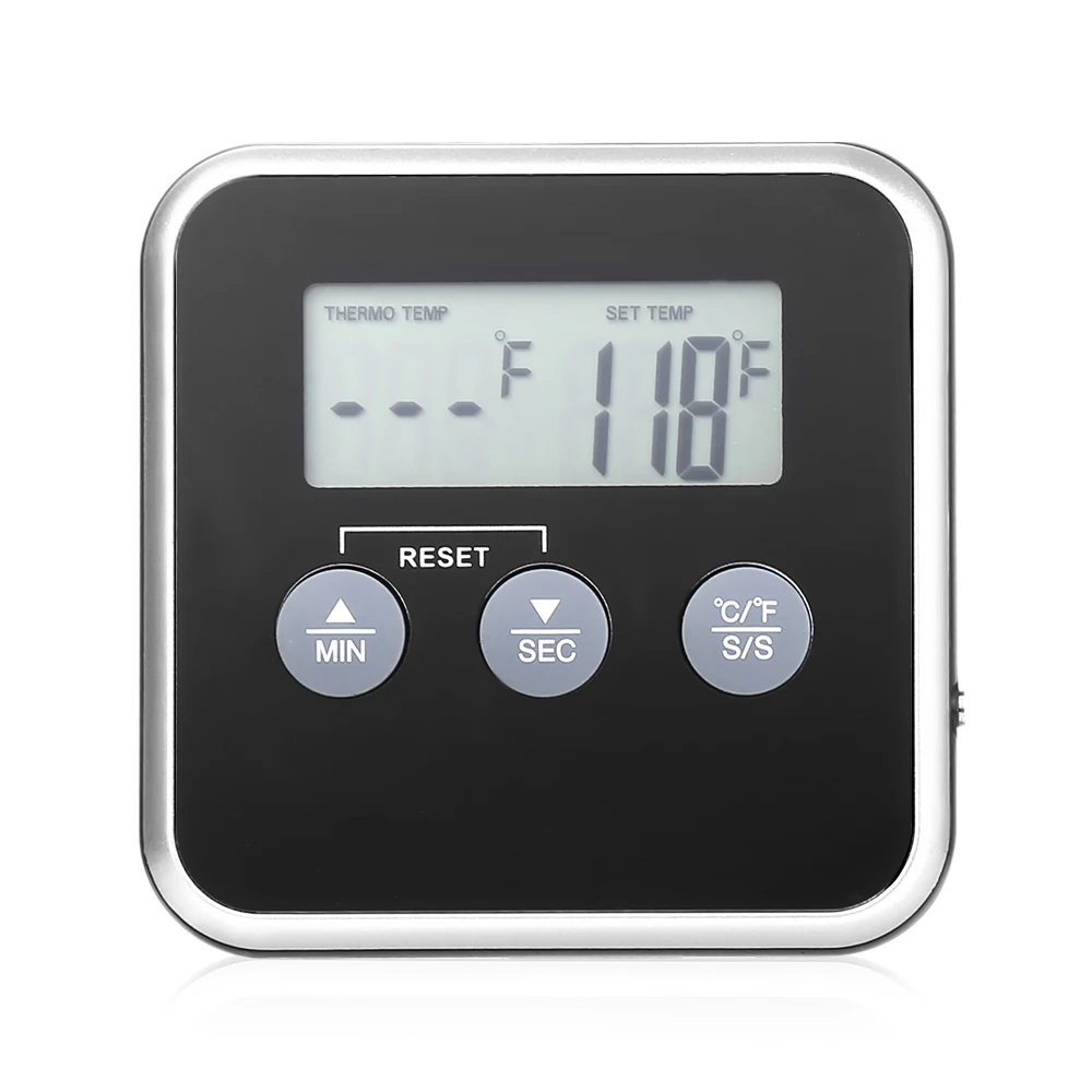 Цифровой кухонный термометр для мяса измеритель температуры с щупом из
