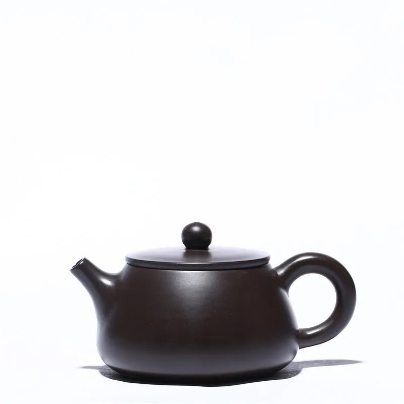 

Yixing Purple Clay Teapot Handmade Teapot Raw Ore Black Mud Classic Stone Scoop Kungfu Tea Set Household Teapot