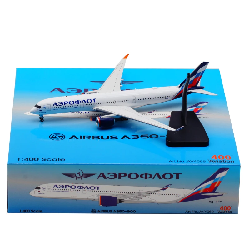 1:400 весы AV4069 A350 900 VQ BFY модели самолетов Россия авиакомпании сплав самолет