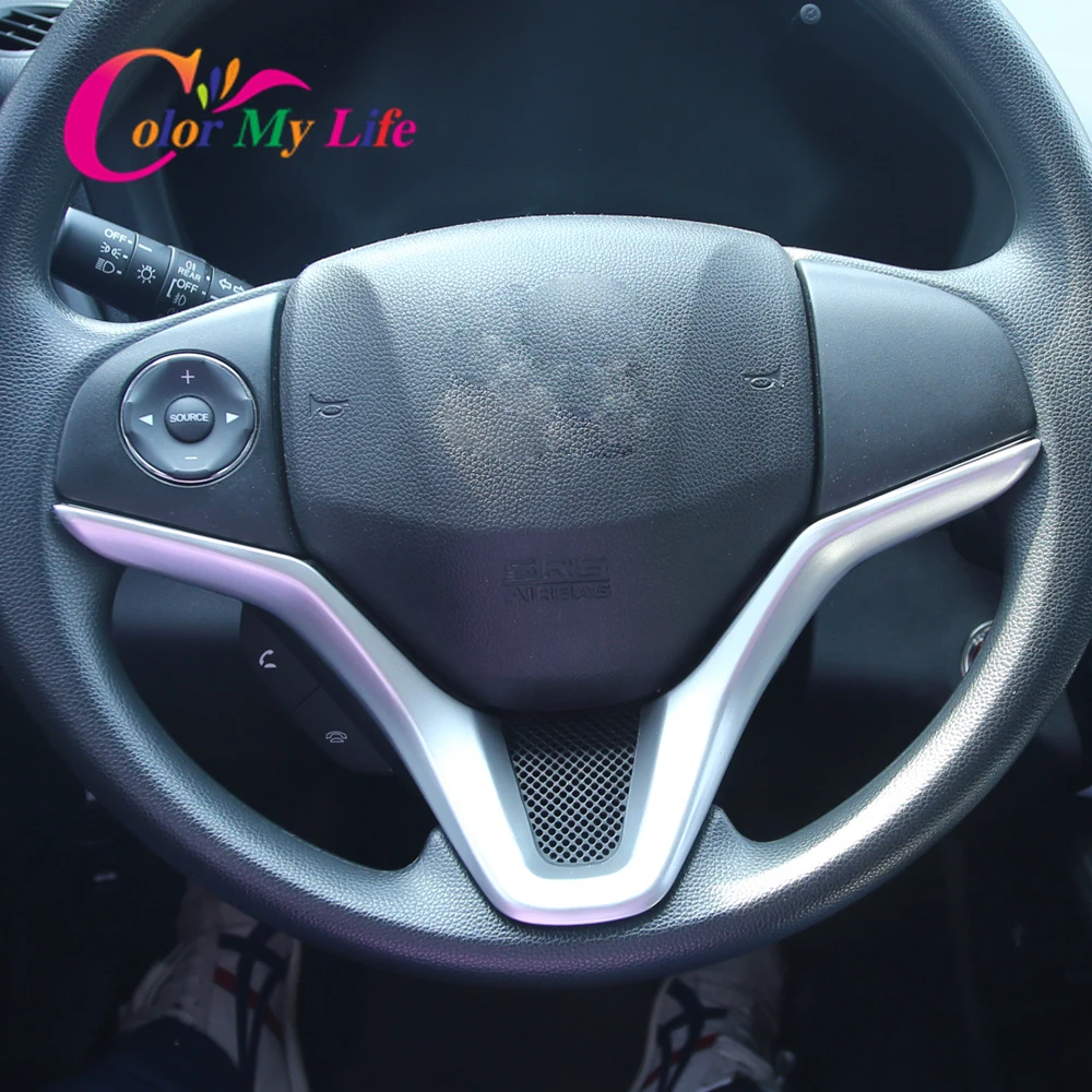 Цвет My Life для Honda Vezel HR-V HRV 2015 - 2021 Чехол автомобильного рулевого колеса вставка