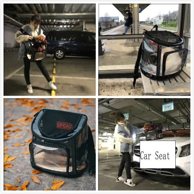 Clear Front Back Carrier For Dog Small Medium Animal Less 7kg Portable Pet Backpack Outdoor Transportation Bag Cat Comfort | Дом и сад