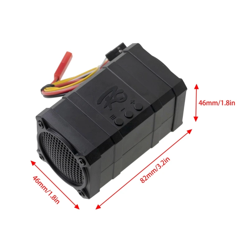 

Two-channel Simulation Engine Sound Simulator with Double Speakers for Model Car