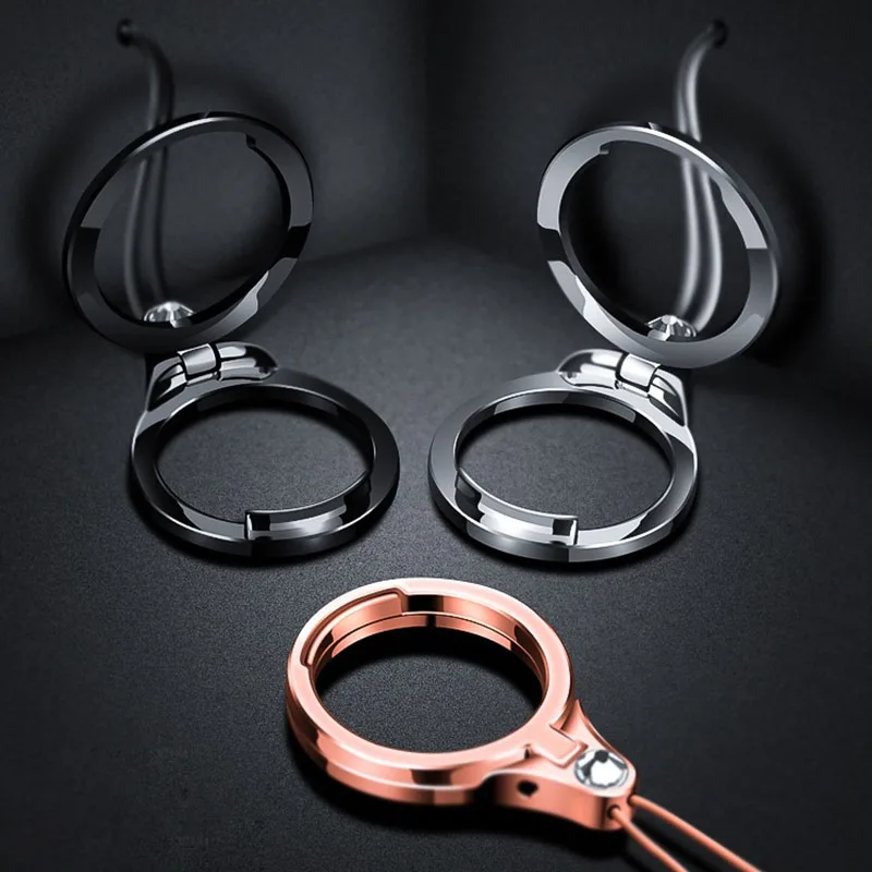 universal metal lanyard for keys phones strap for iphone 7 plus 8 6s keycord lanyards finger mobile holder stand accessories free global shipping