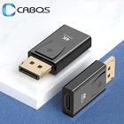 4K DisplayPort-HDMI-совместимый адаптер конвертер 1080P штекер DP-гнездо DisplayPort-HDMI кабель преобразователя для ПК ТВ