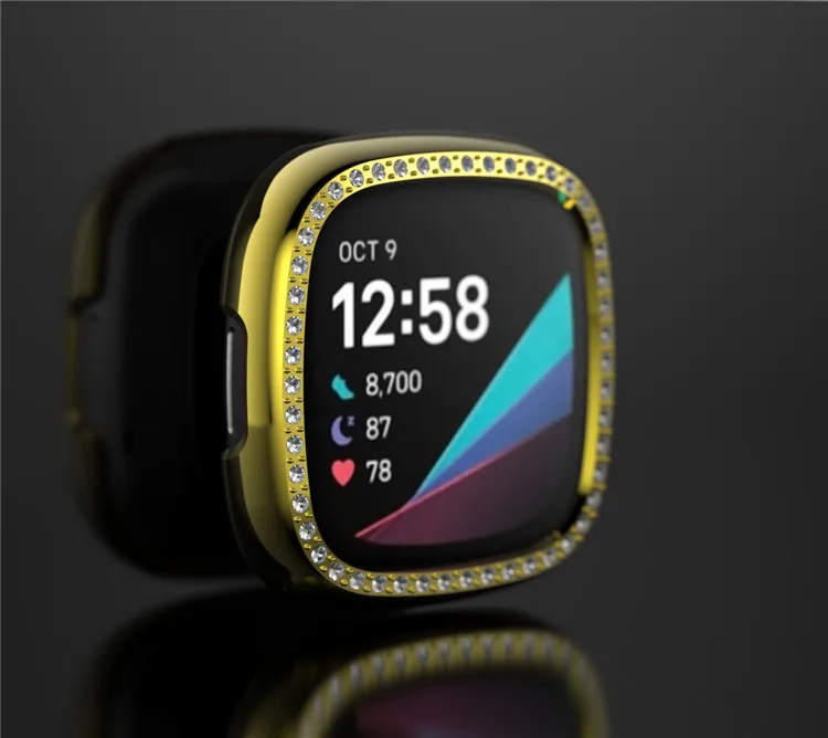 Прозрачный защитный чехол для Fitbit Versa 3/Sense оболочка часов Защитная пленка экрана