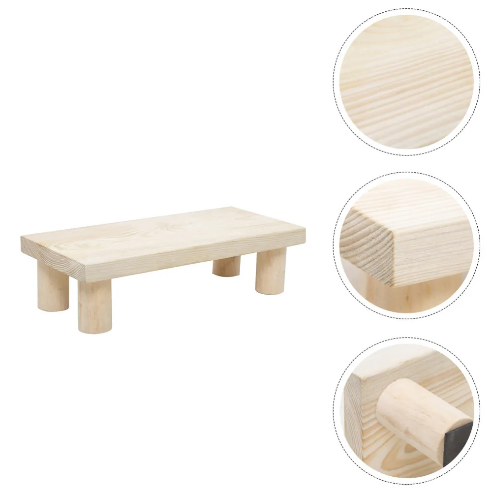 

1pc Kids Toilet Stool Bathroom Anti-slip Stool Washing Footstool (Wood Color)