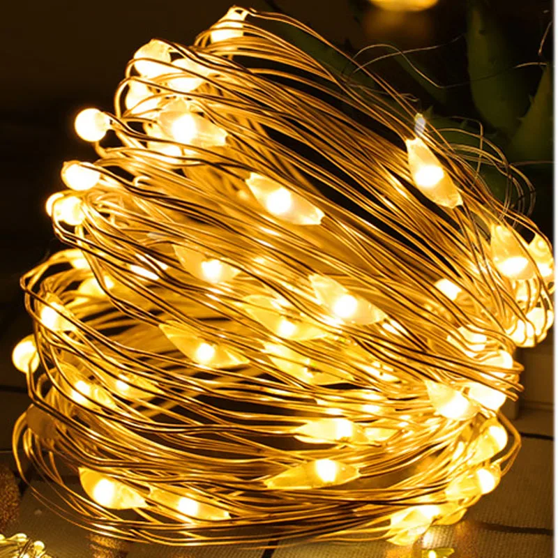 5/10/20 м светодиодный строка светильник Медный провод полосы питаемые через USB порт