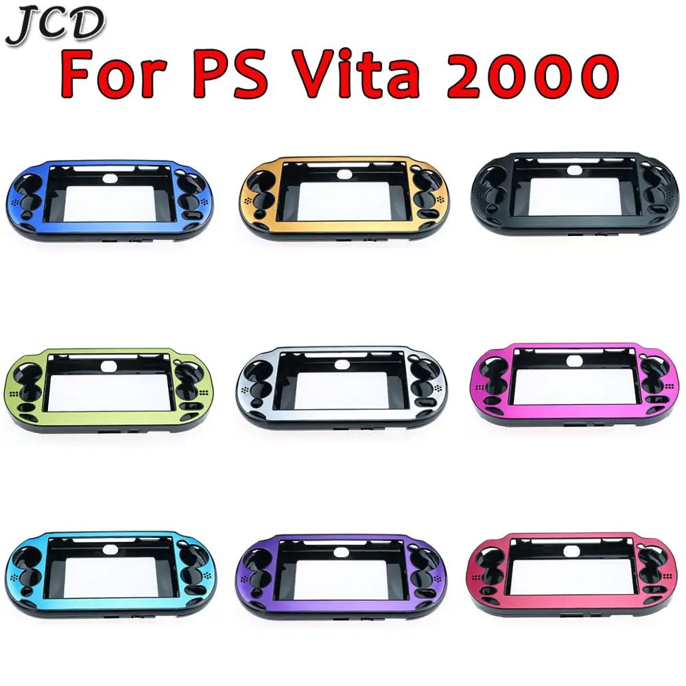 

JCD 9 colors Aluminum Plastic Protective Skin Case Cover Shell for Sony PS Vita 2000 PSV PCH-20 Controller