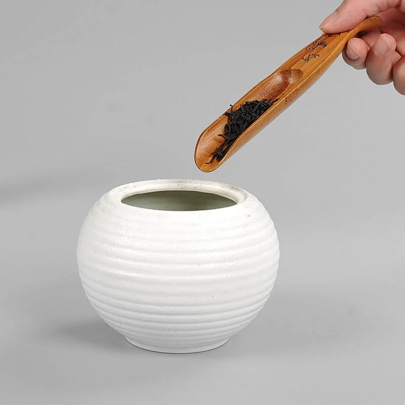 

1Pcs Tea Accessories Chinese Kongfu Wooden Bamboo Retro Style Natural Tea Scoop Delicate Spoon Portable Bamboo Teaspoon