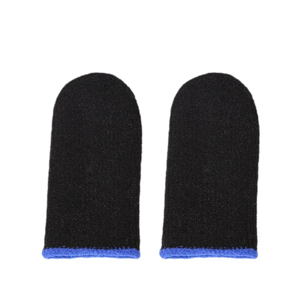 1 Pair Game Finger Cots Mobile Touch Screen Ultra-Thin Breathable Non-Slip Anti-Sweat And Anti-Fingerprint Finger Sleeve Gloves