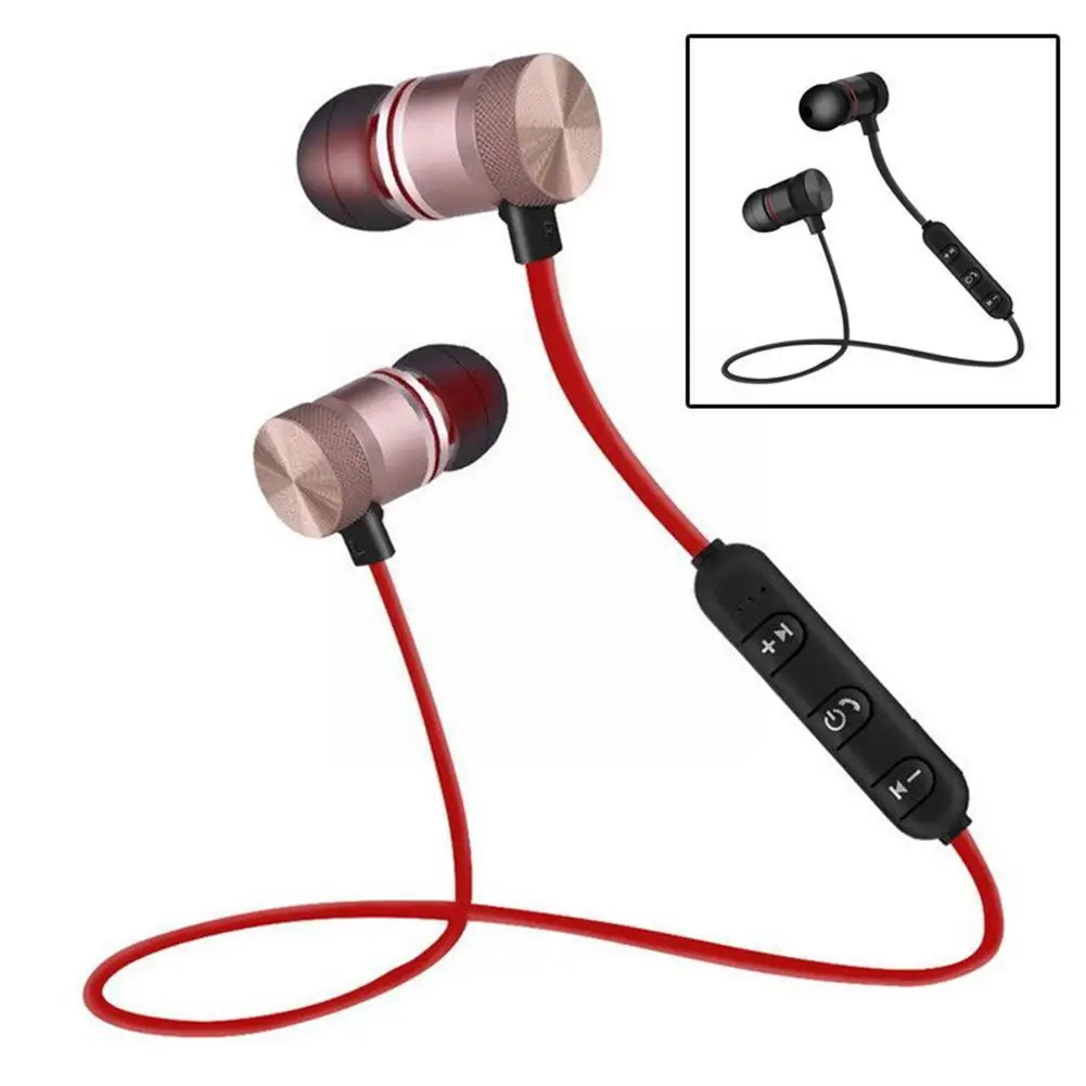 

Bluetooth Compatible Wireless Set Sports Neck-mounted Stereo Microphone Magnetic Suitable With Metal Set Music H9v1