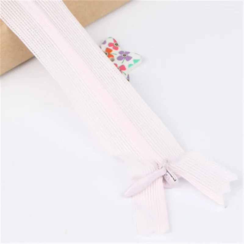 25 см нейлоновая катушка невидимая молния для портного шитья Брюки молнии DIY