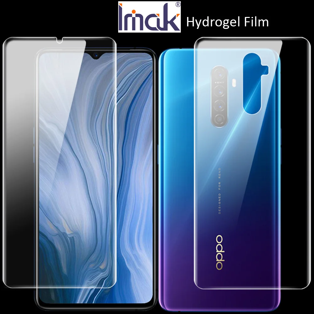 Гидрогелевая пленка imak Для Oppo Reno Ace задняя Передняя и Защитная Прозрачная