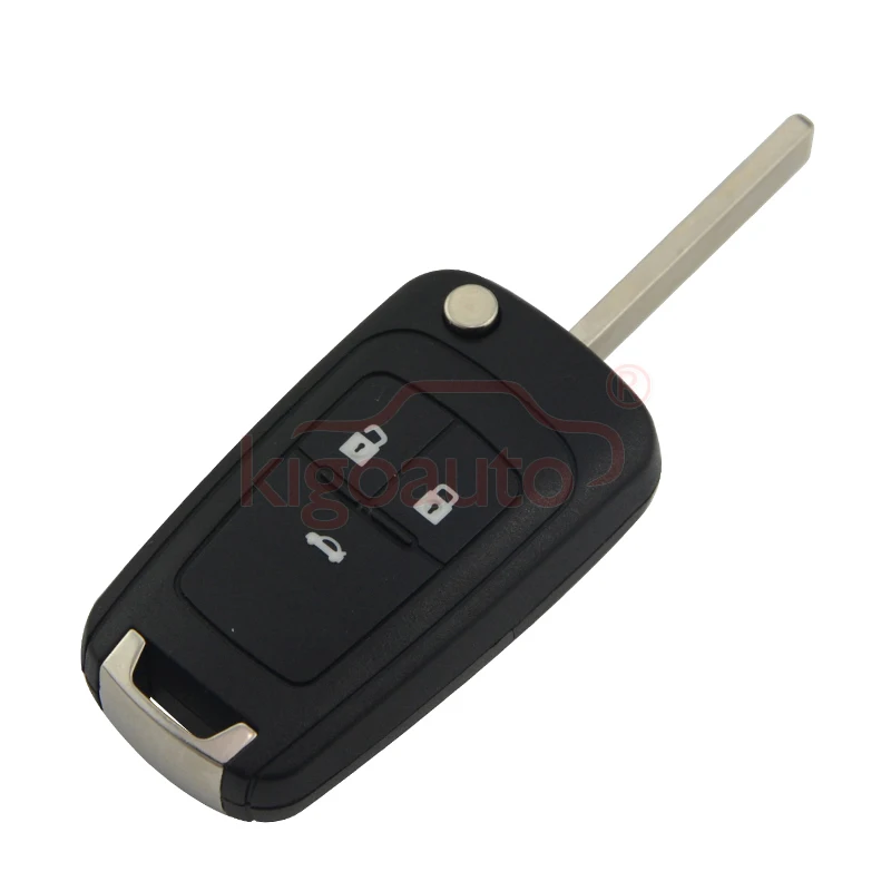 Автомобильный ключ с дистанционным управлением 3 кнопки 433 МГц чипом ID46 для Chevrolet