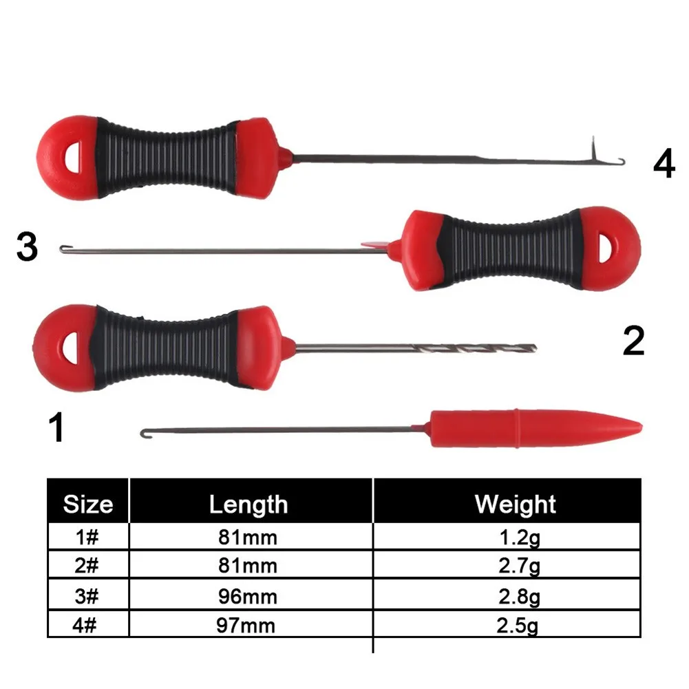 

1PCS Carp Fishing Bait Drill Lure Needle Gate Needle Pill Hair Drill Splicing Production Tool Drill Loading Accessories