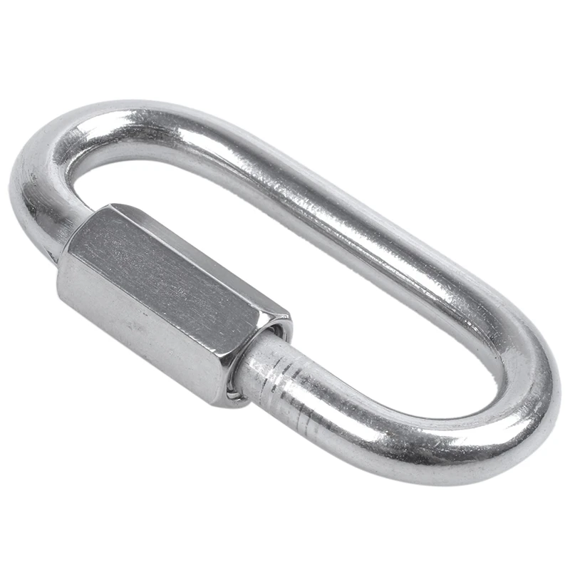 Винтовые ворота из нержавеющей стали скалолазание карабин 6 мм|Аксессуары для