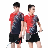 new quick drying badminton suits table tennis tops for men and women training sports t shirt competition team uniforms 40