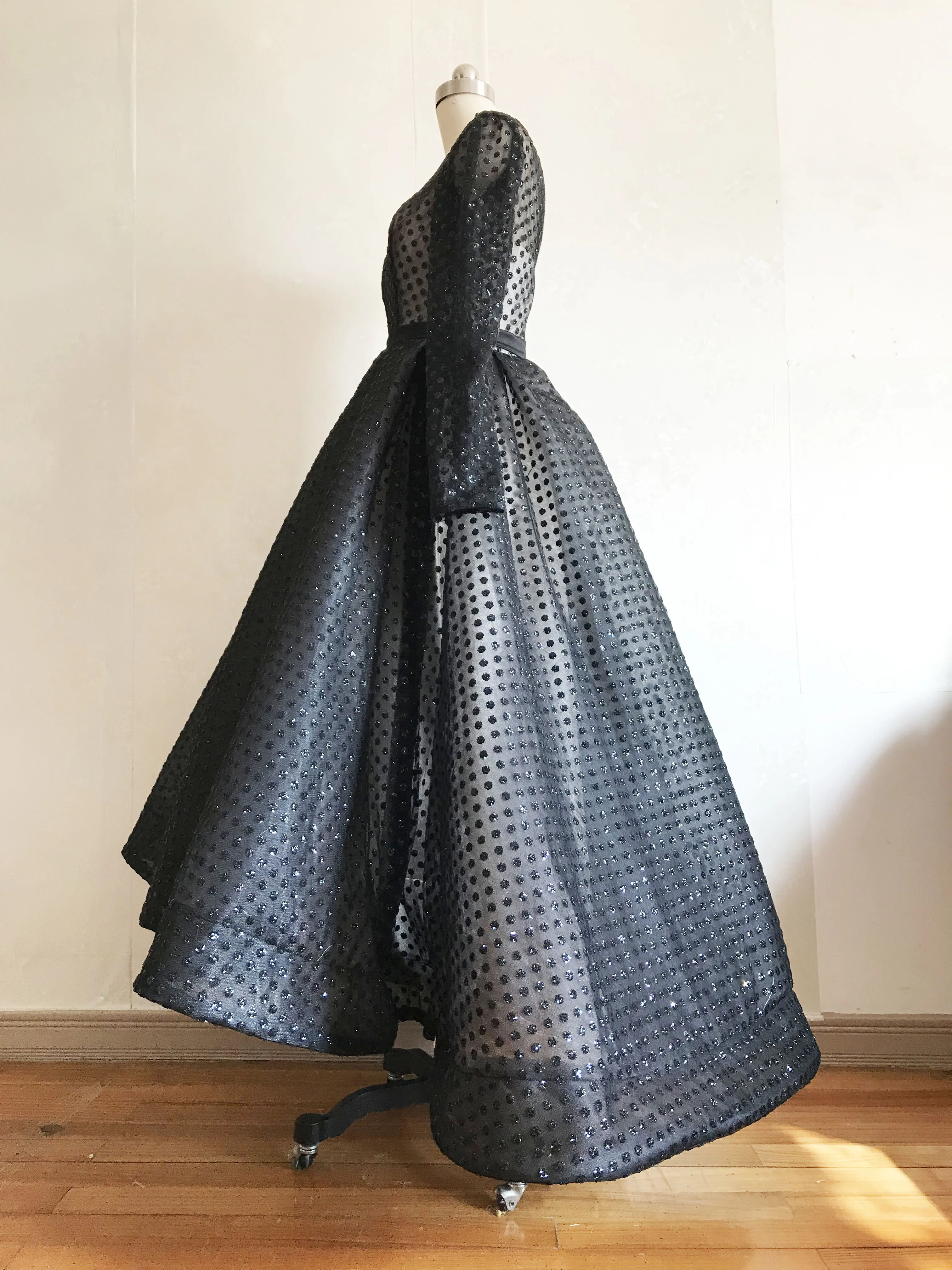 Модные черные пышные Выпускные платья длиной ниже колена с круглым вырезом и