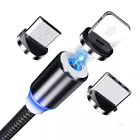 Магнитный кабель типа C Micro USB кабель для телефона Android USB C Быстрая зарядка Универсальный Магнитный шнур Зарядка для IPhone Быстрый провод